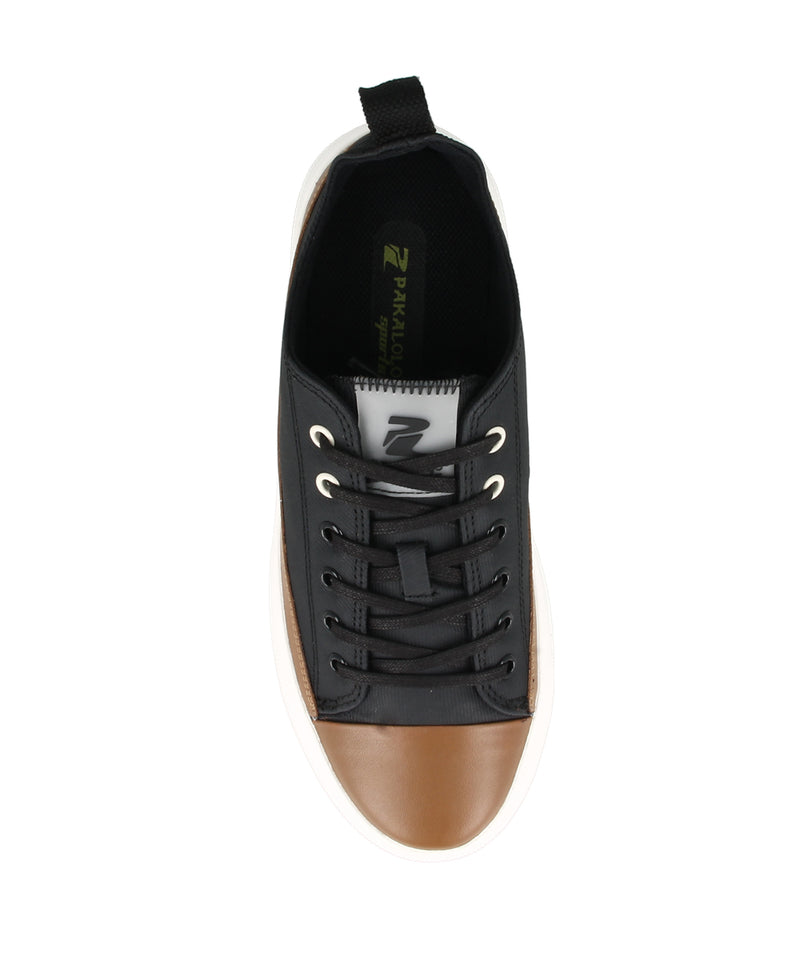 Pakalolo Boots Sepatu DAVISON PIN331 B Black Sneakers