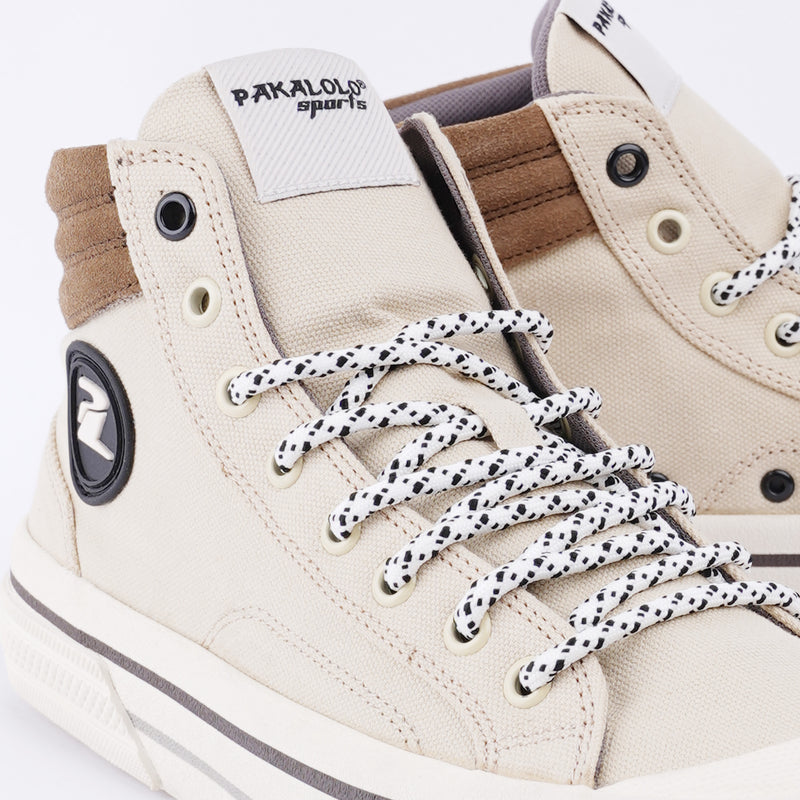 Pakalolo boots sepatu PIN355I EMILE Ivory Sneakers
