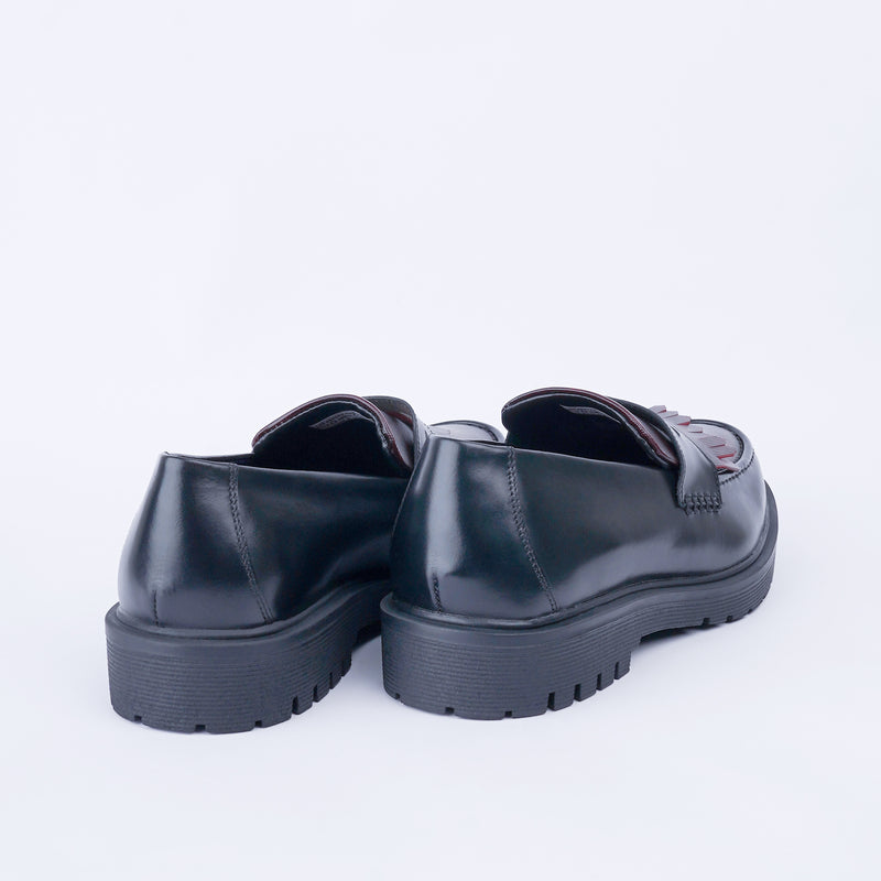 Pakalolo boots sepatu PHN350 ESATTO Black Oxford