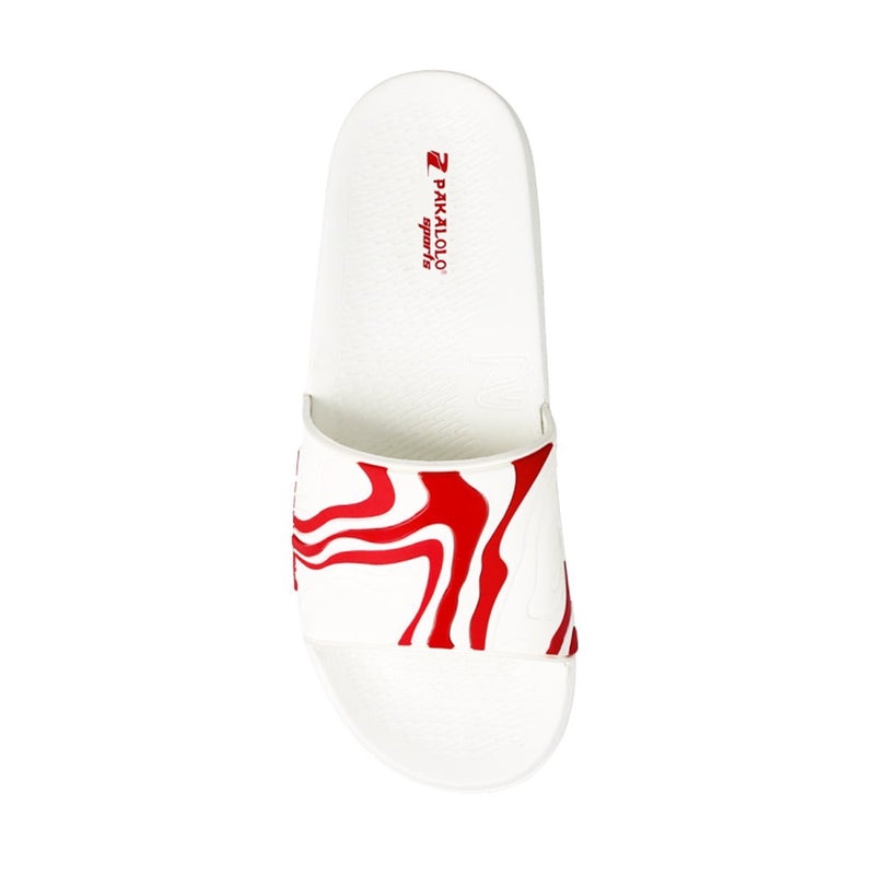 Pakalolo Boots Sandal Slider BUMI Red White Original