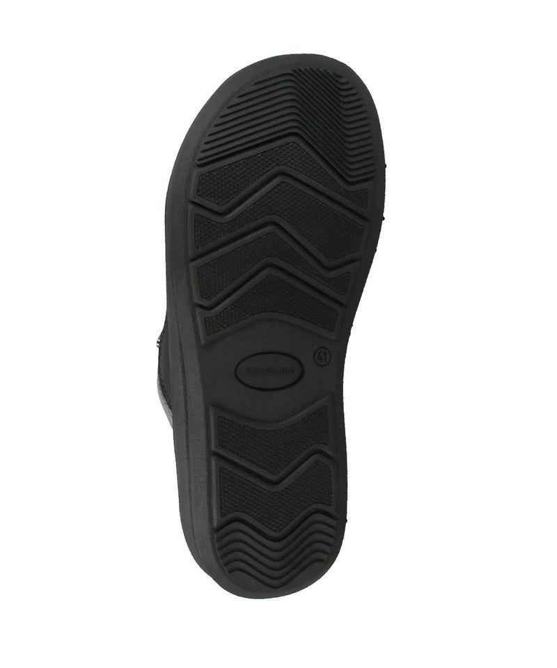 Pakalolo Boots Sandal Leonida Sl PJN216B Black Kulit Original