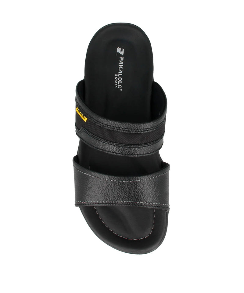 Pakalolo Boots Sandal Tom ST PJN250B Black Kulit  Original